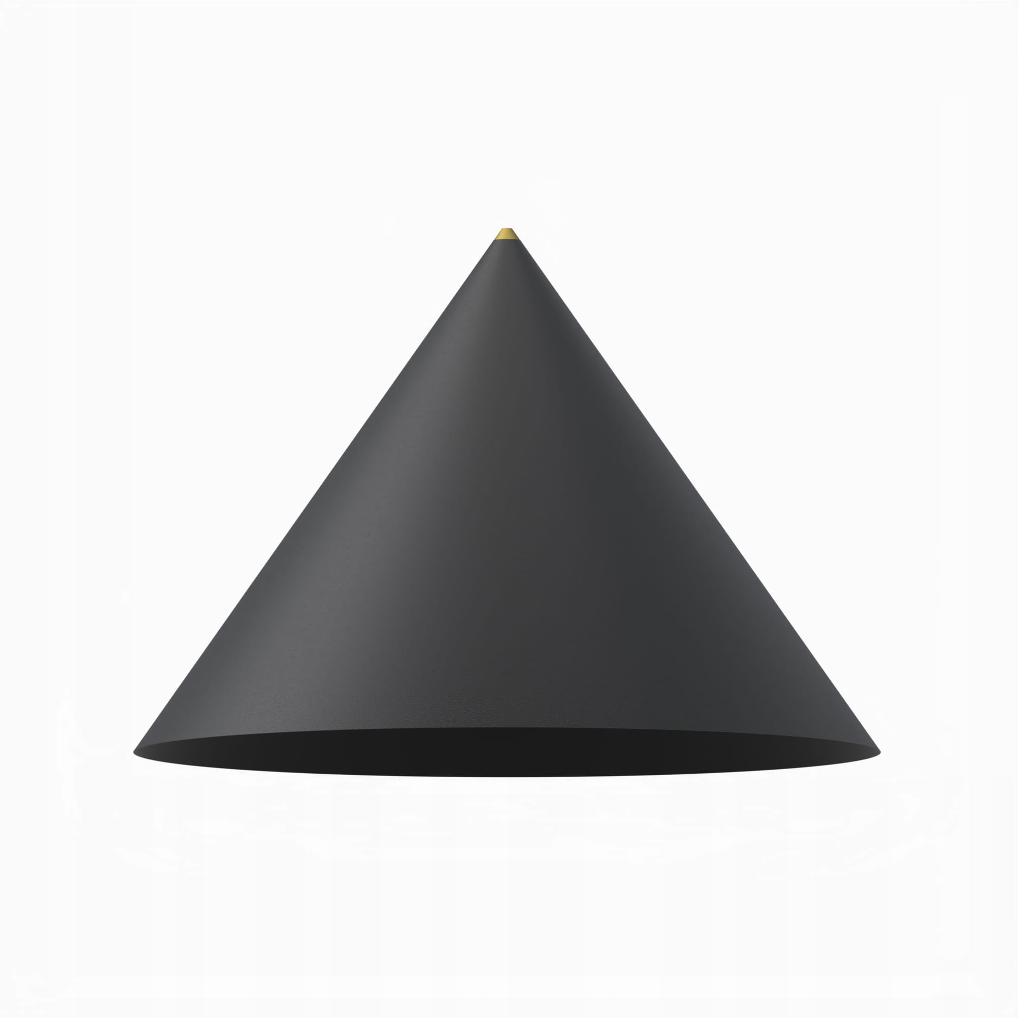 Nowodvorski Závesná lampa Čierny kužeľ 50 cm Zenith L