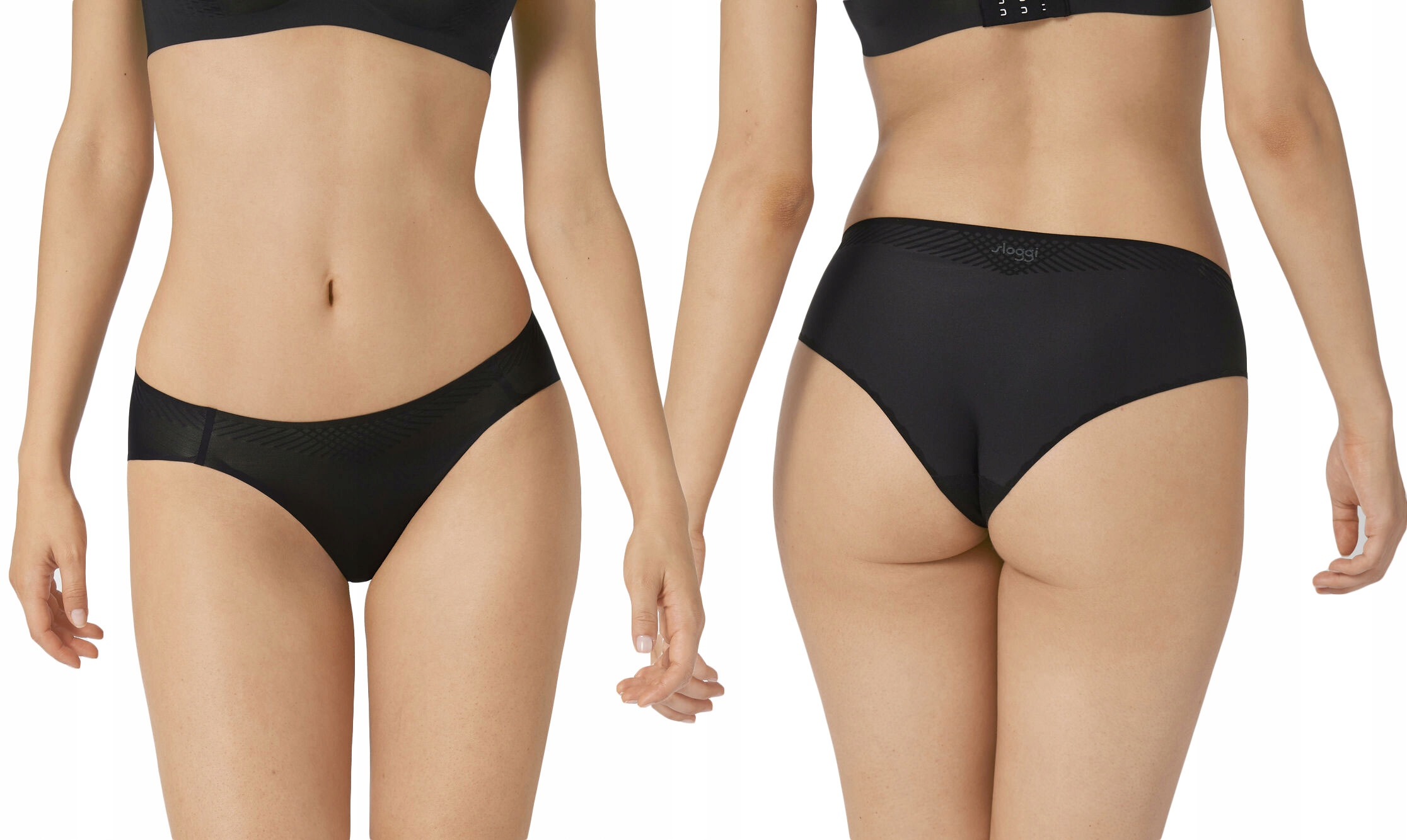

Sloggi figi bezszwowe Body Adapt Hipster S czarny