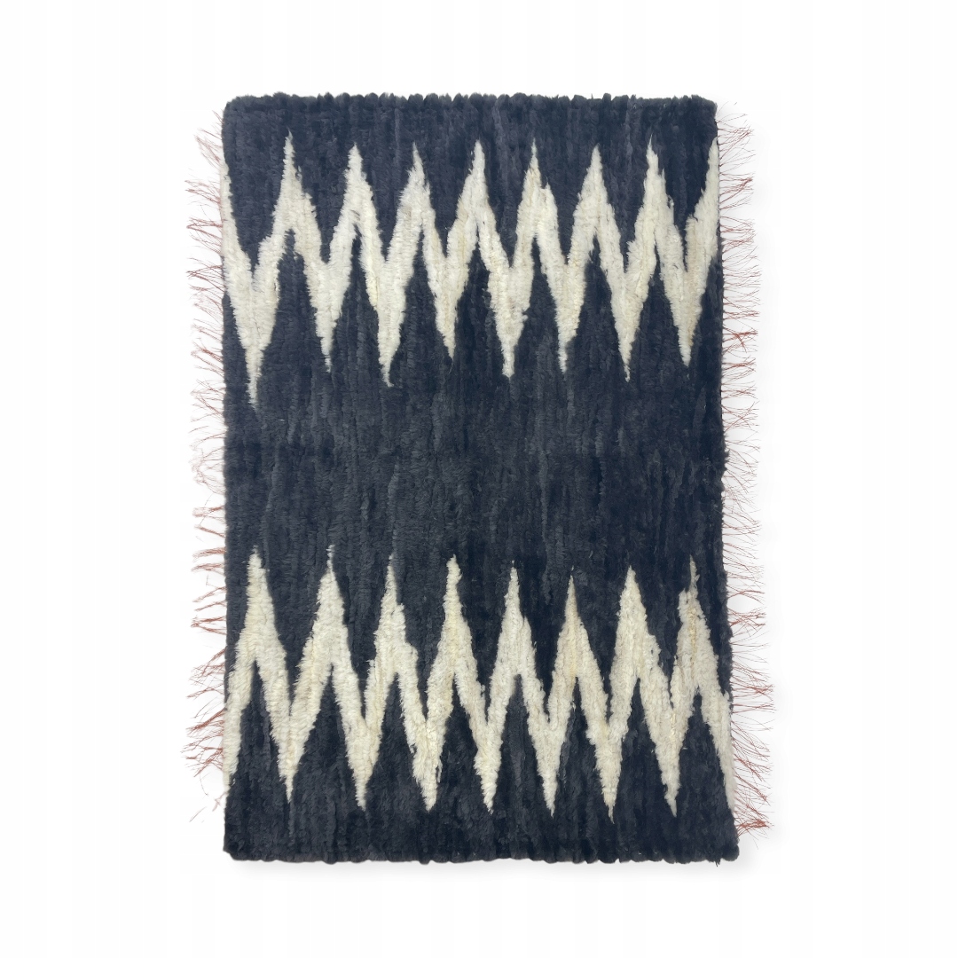 Tkaný koberec z ovčej kože, mäkký, Handmade