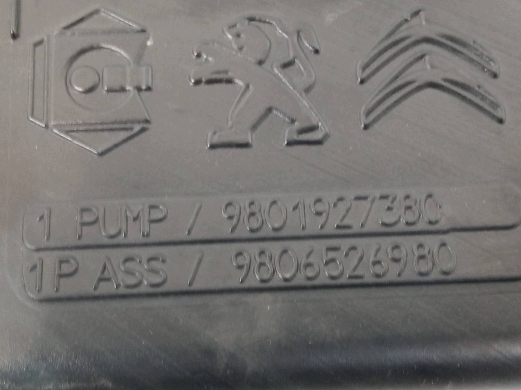 vaschetta serbatoio acqua tergicristalli T9 9801927380 Peugeot 308 II (2014- )