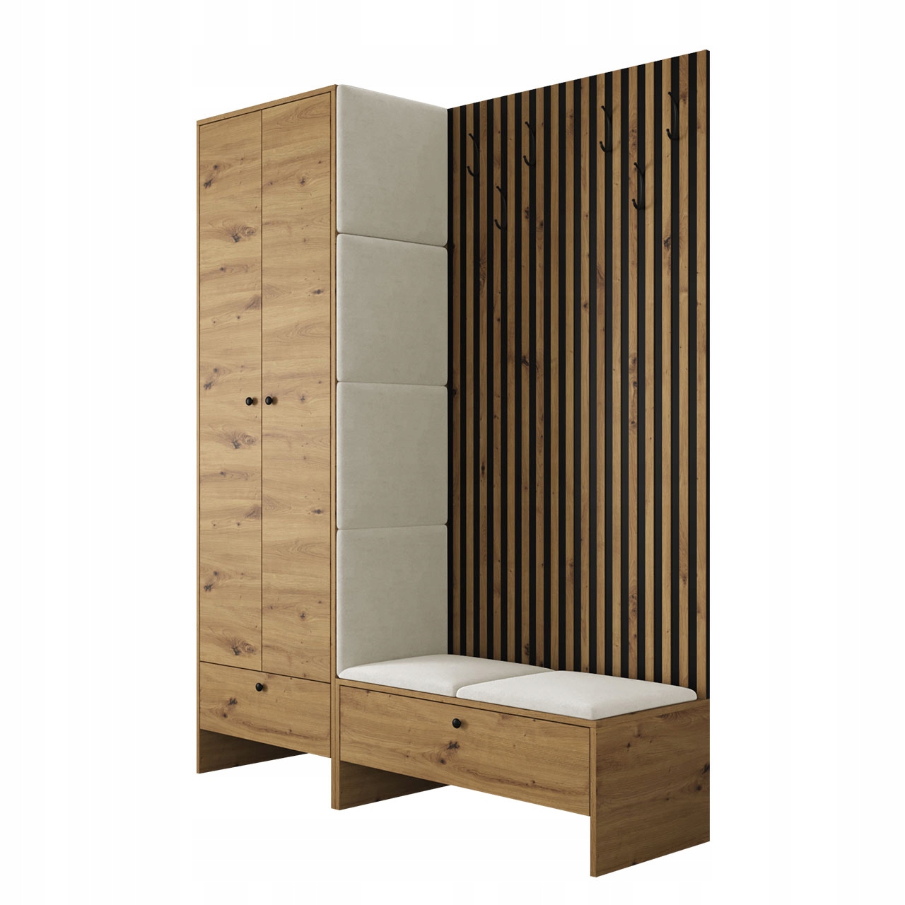 GARDEROBA do przedpokoju BALMA III + 6 paneli