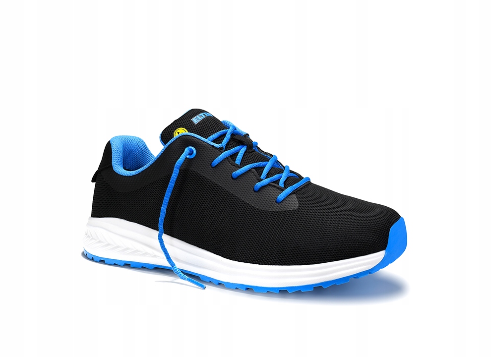 Černo-modré nízké Esd boty Elten Marais O1 vel. 47