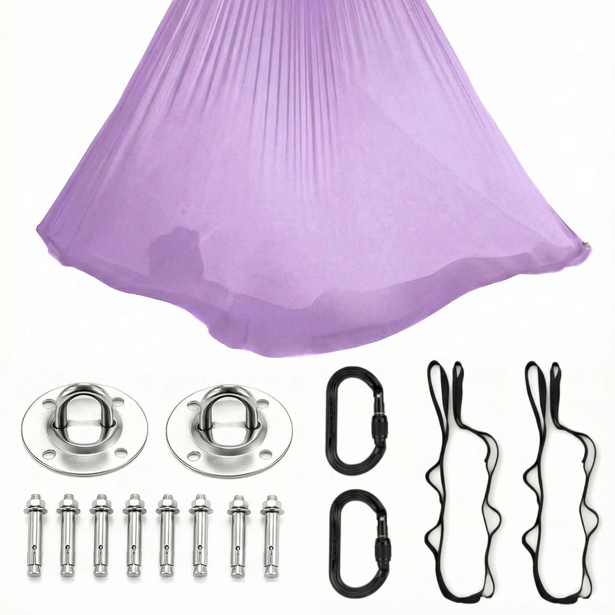 Hamak do jogi, chusta akrobatyczna aerial 5 m fioletowy