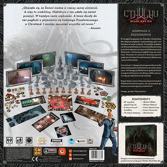 Cthulhu:Death May Die: Kampania 2 Maksymalna liczba graczy 5