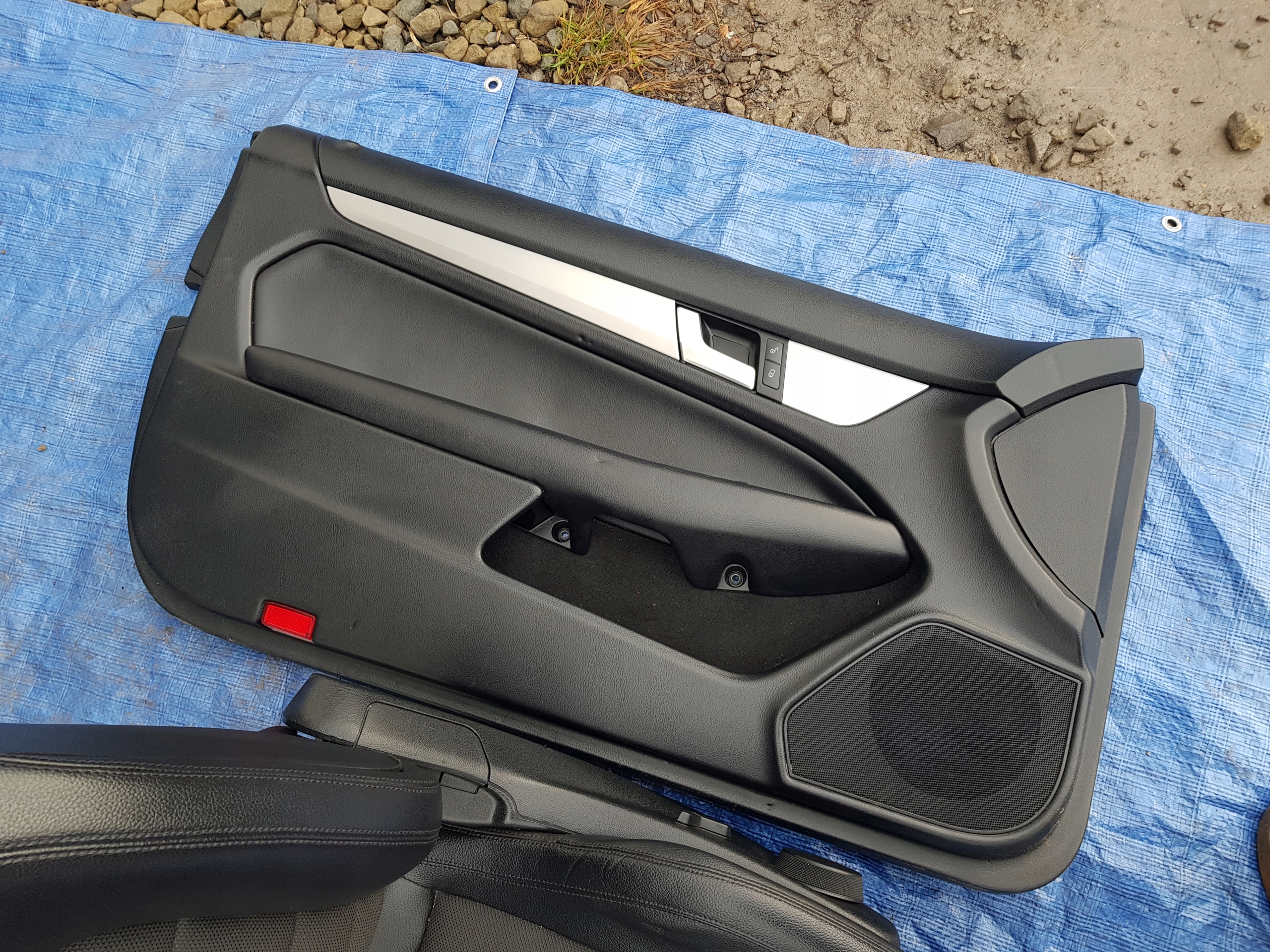 MERCEDES W207 C207 COUPE seats side KOMPLET semi leather