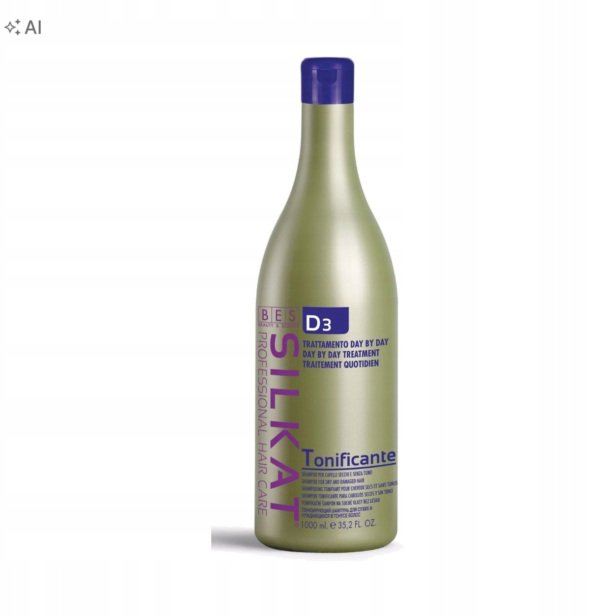 Bes Silkat D3 tonizační proteinový šampon 1000 ml