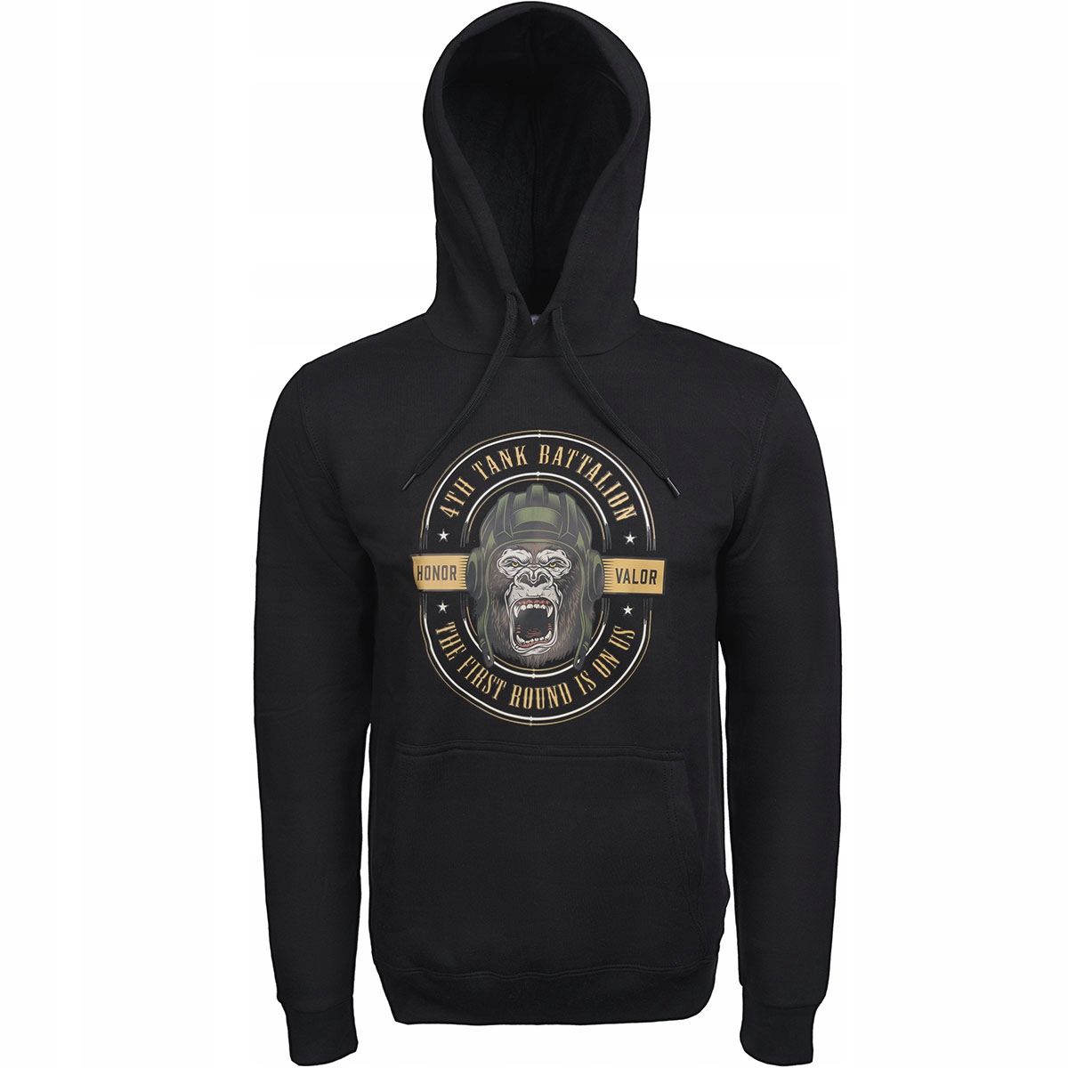 mikina s kapucí Summit Tank Battalion Černá M