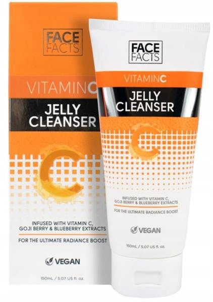 

Face Facts Żel Do Mycia Twarzy Z Witaminą C 150ml
