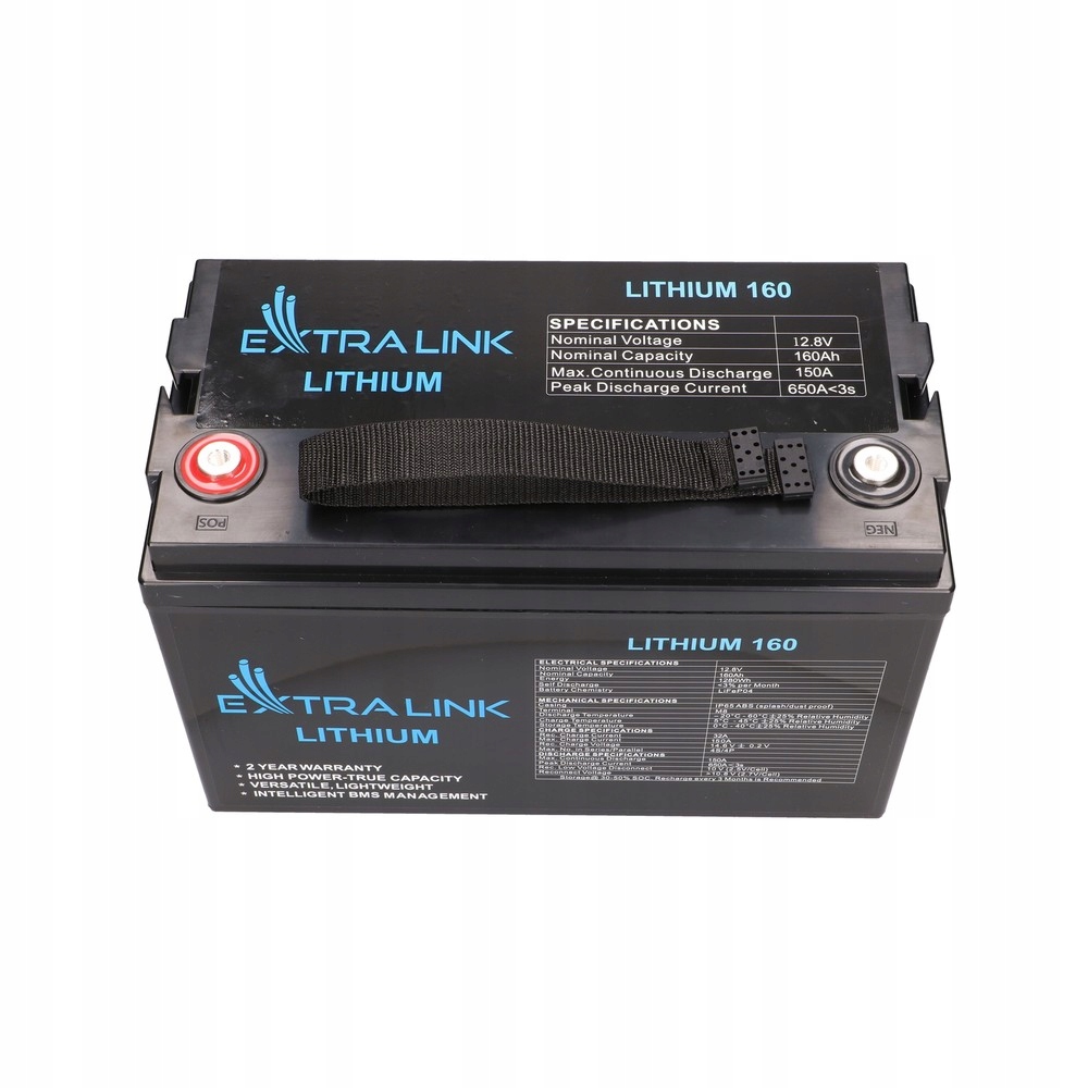 Akumulator Extralink LiFePO4 160AH 12.8V BMS Producent Extralink