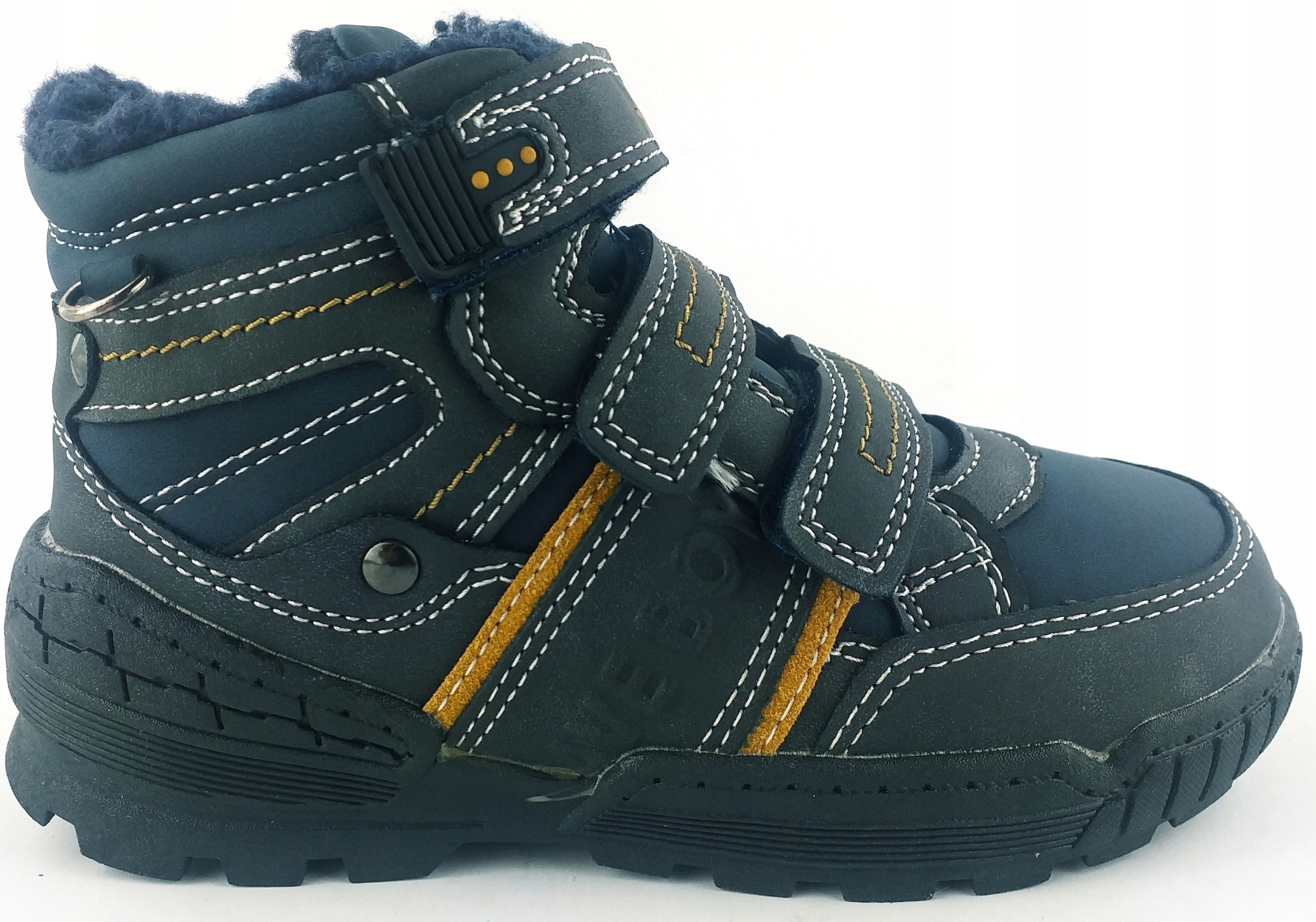 

American Club Buty Trapery Zimowe Na Rzepy 27