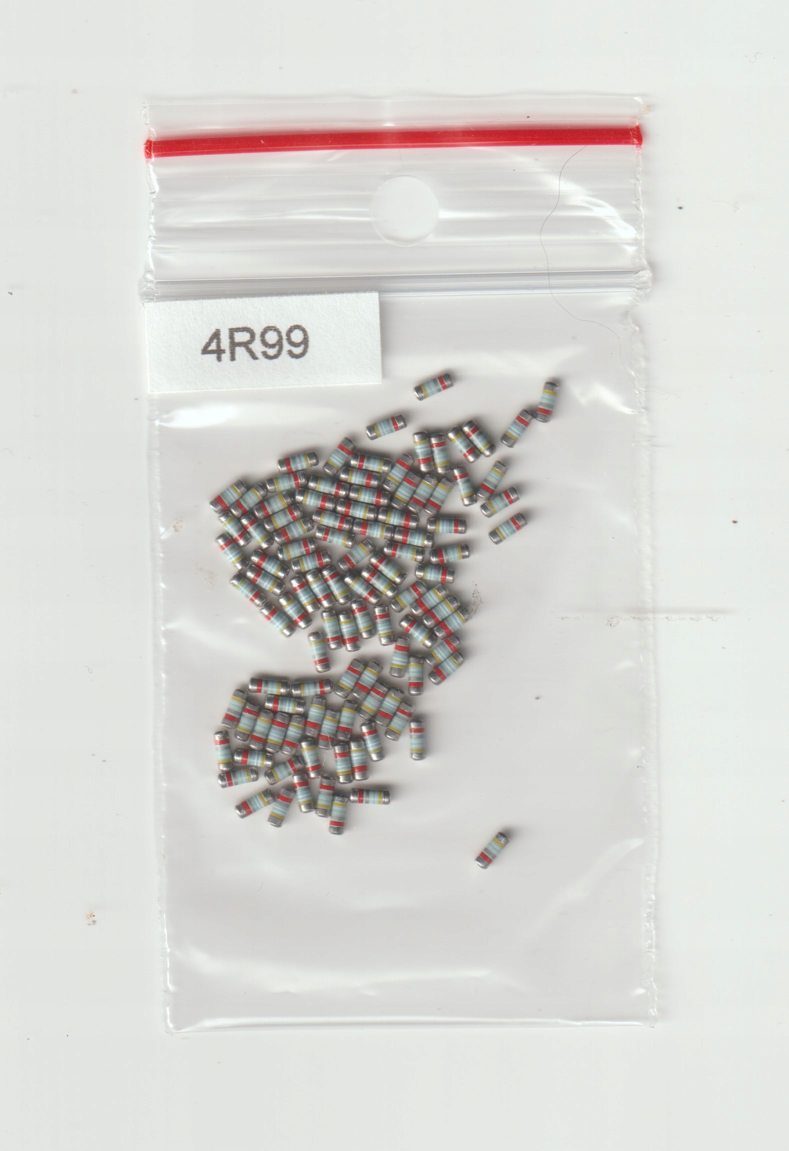 [100szt] 4R99 2% 50ppm rezystor Smd minimelf MS1 Roederstein low noise