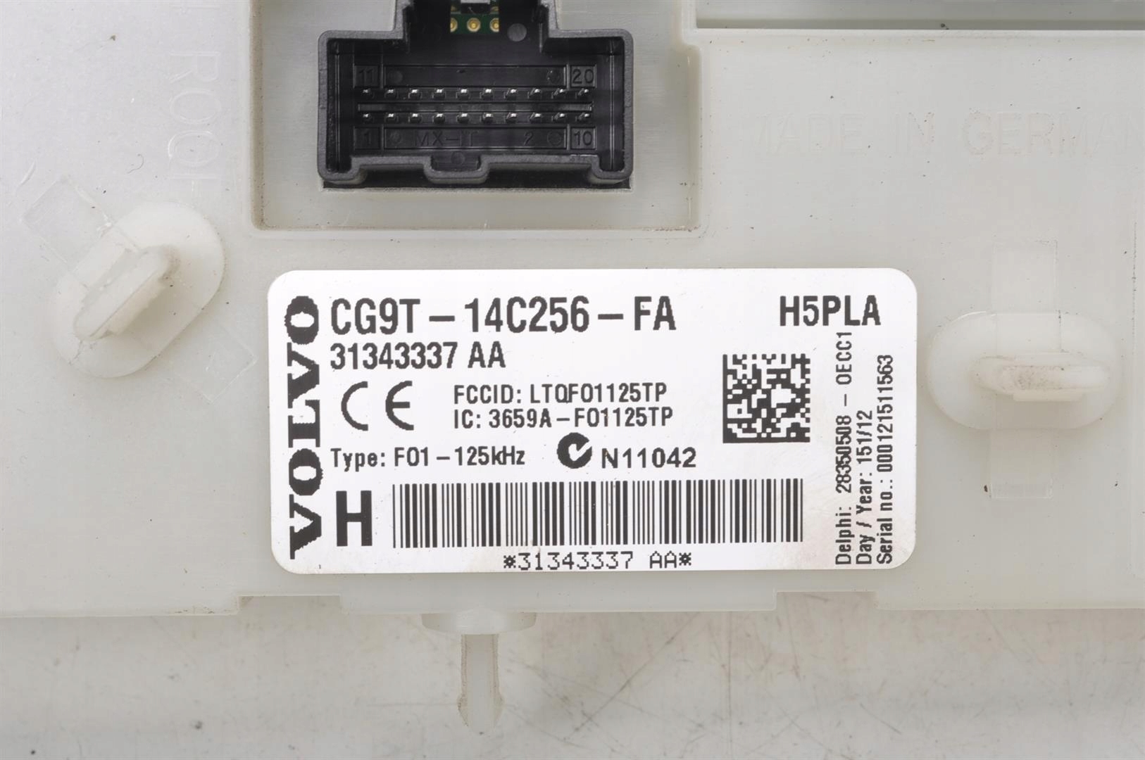 VOLVO V70 III SKRZYNKA MODUŁ BSI 31343337AA Jakość części (zgodnie z GVO) O - oryginał z logo producenta pojazdu (OE)