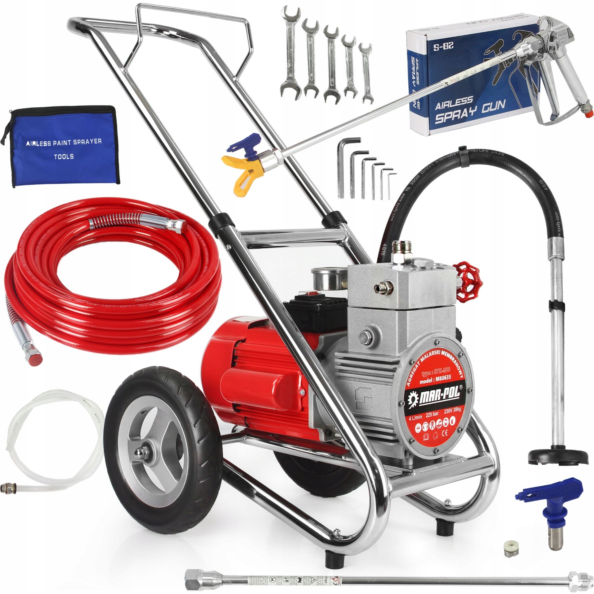 ФАРБУВАЛЬНИЙ АППАРАТ ГІДРОДИНАМІЧНИЙ ПІСТОТОЛЬ 225 БАР