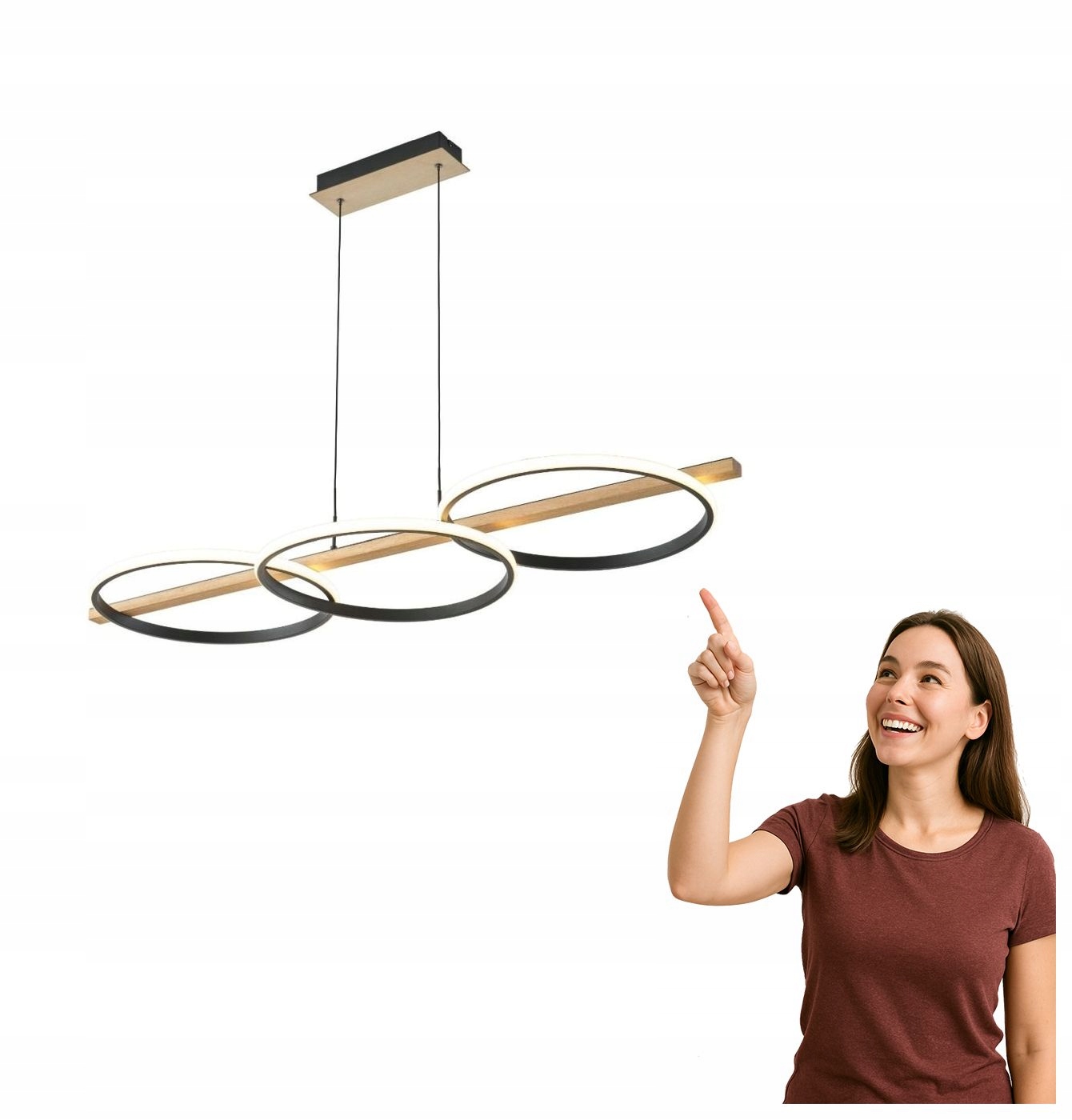 Závěsná Led lampa 35W Almeria MD3913-3-3BWLT Zuma Line