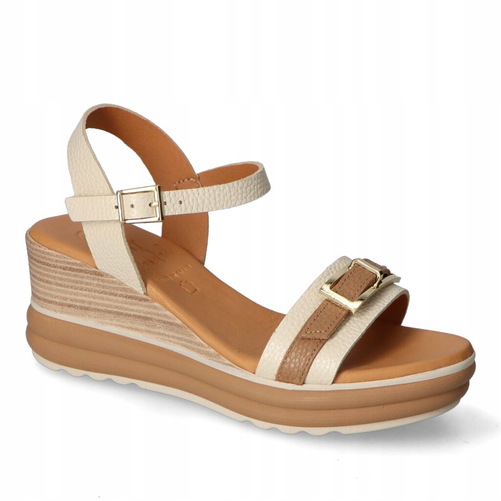 Sandály Oh my Sandals 5993/Hielo Combi Béžová lico 40