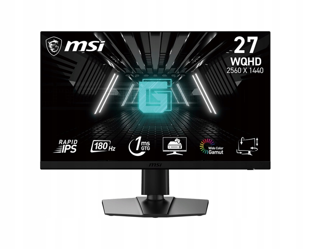 Herný monitor Msi G272QPF E2 Led Rapid Ips 180 Hz Wqhd 1 ms (gtg)