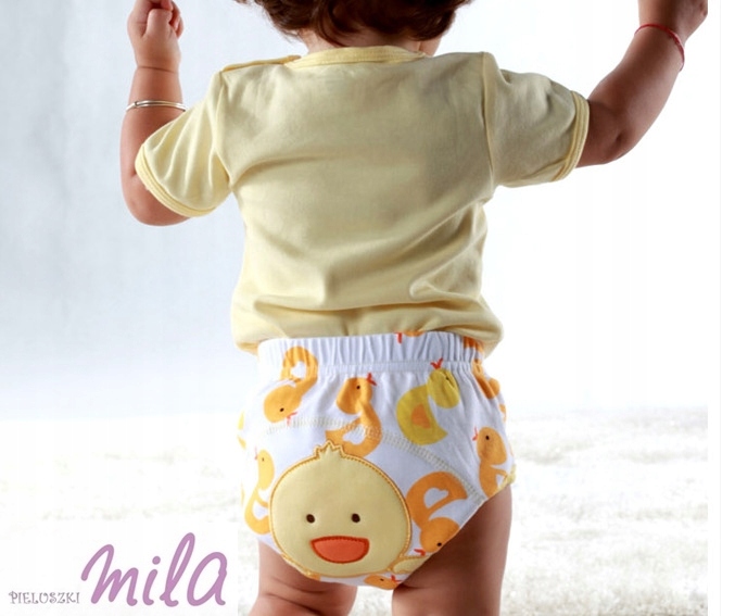 Majtki Majteczki Pieluchy treningowe Nauka nocnikowania WIELOKOLOROWE 3szt Obwód bioder 45-50 cm