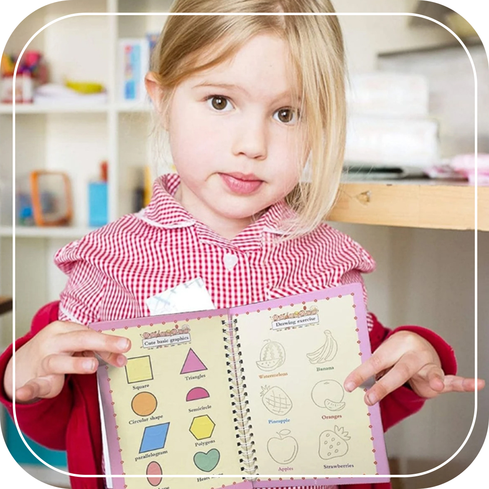 MAGICZNE KSIĄŻECZKI DO NAUKI PISANIA LITERY KALIGRAFIA ZESZYTY ĆWICZEŃ 4szt Język publikacji angielski