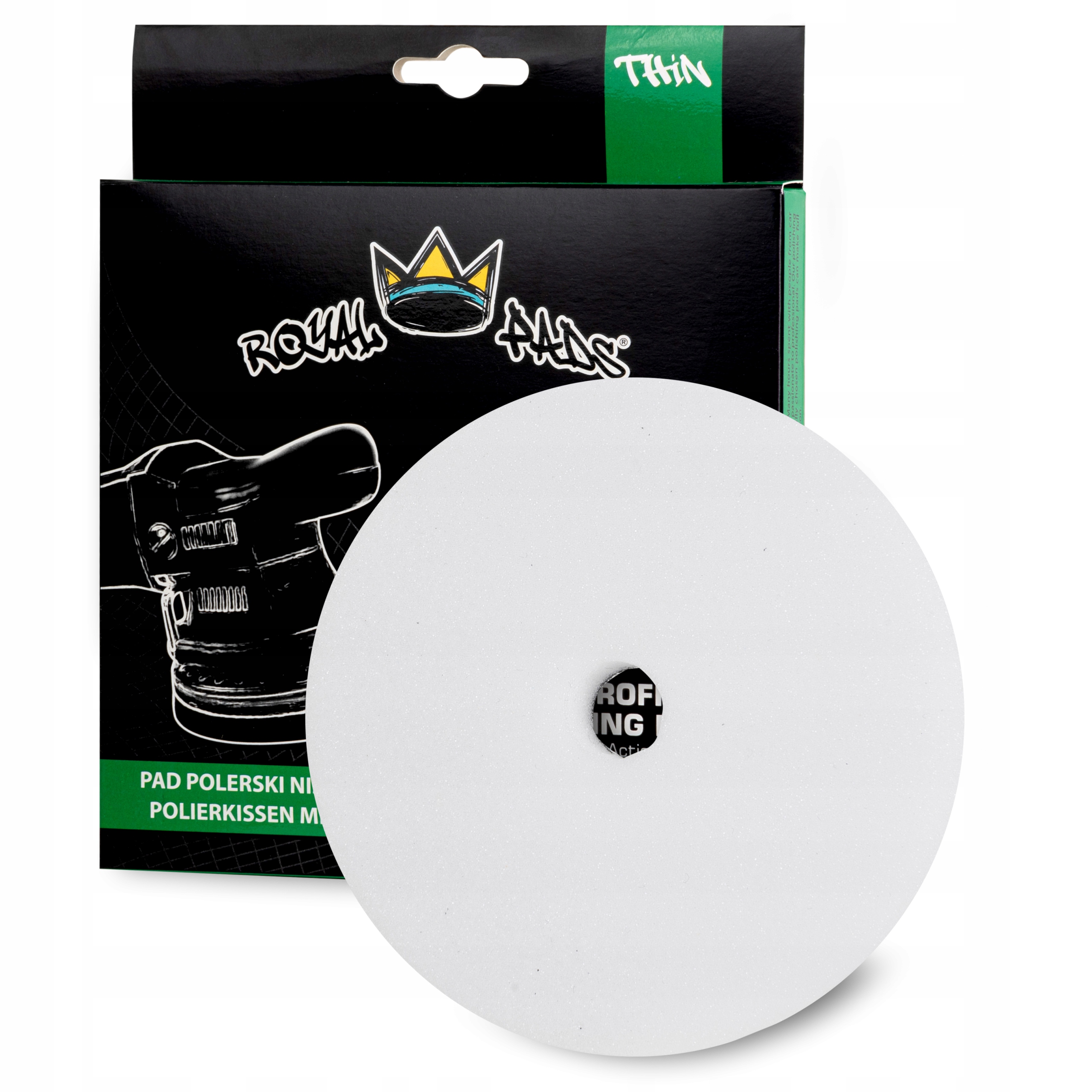 Royal Pads Thin Hard Pad 130/140mm Dual Action Twardy Pad Polerski