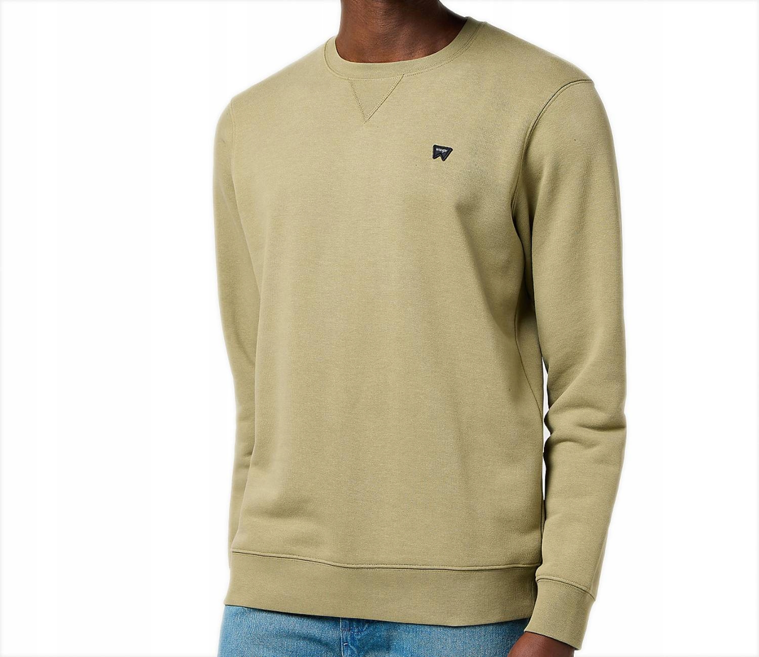 mikina Wrangler velikosti L, hladká bavlna , kulatý výstřih, kulatý límec, XXL