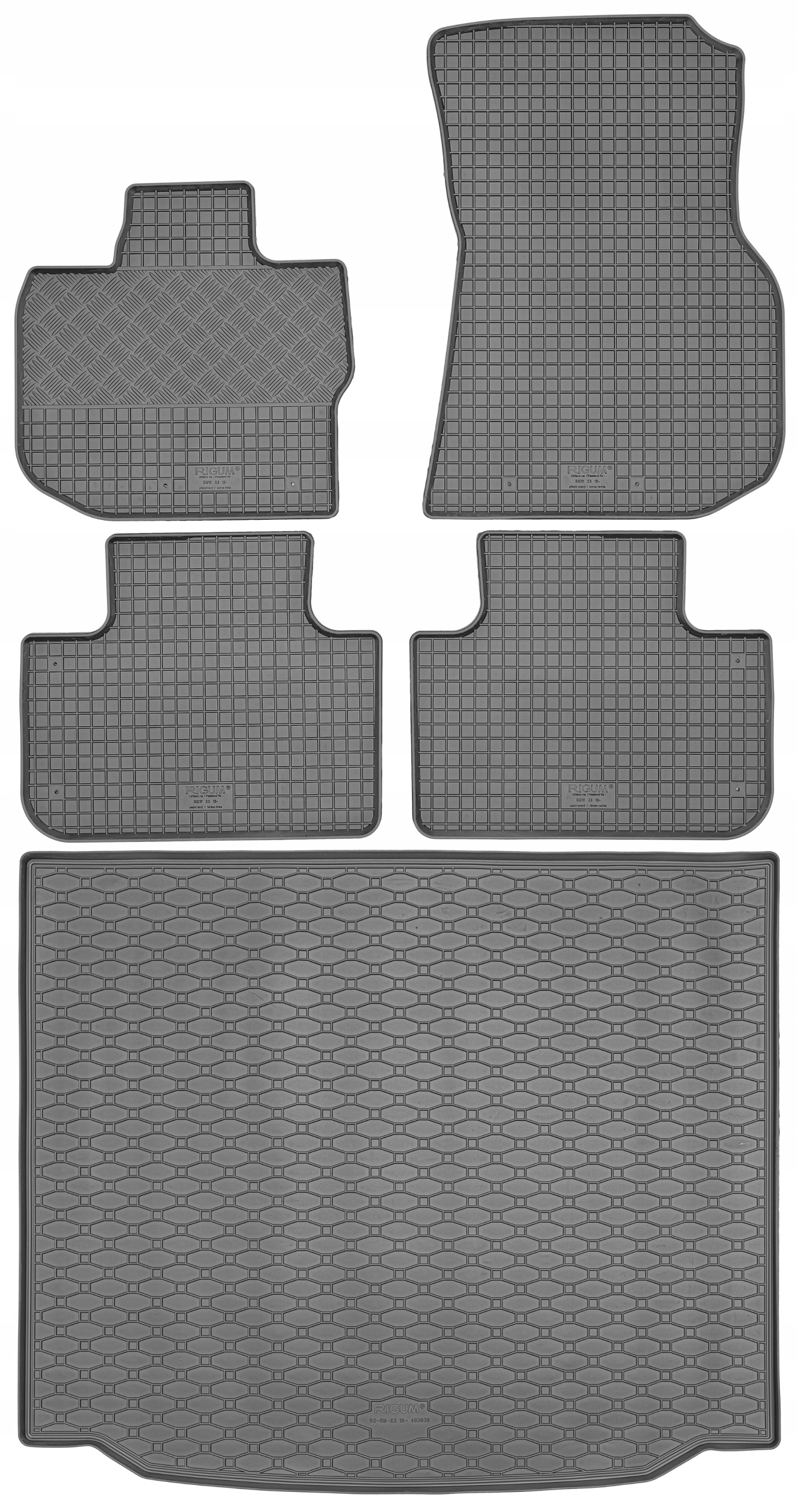 Bmw X3 G01 Suv 2017 – rohož batožinového priestoru koberčeky