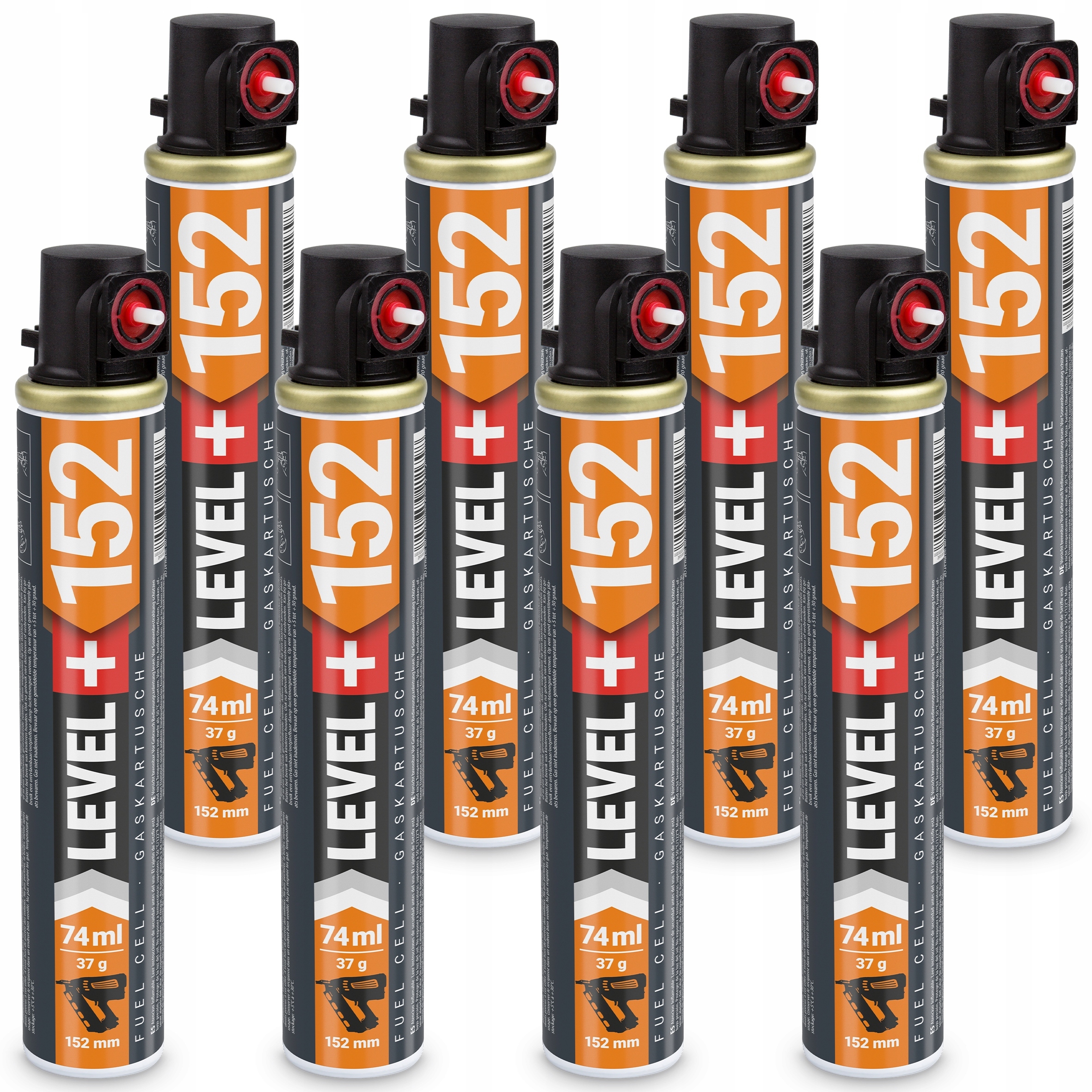 Plyn do hřebíkovaček 8 ks 152 mm 74 ml 40 g L+152