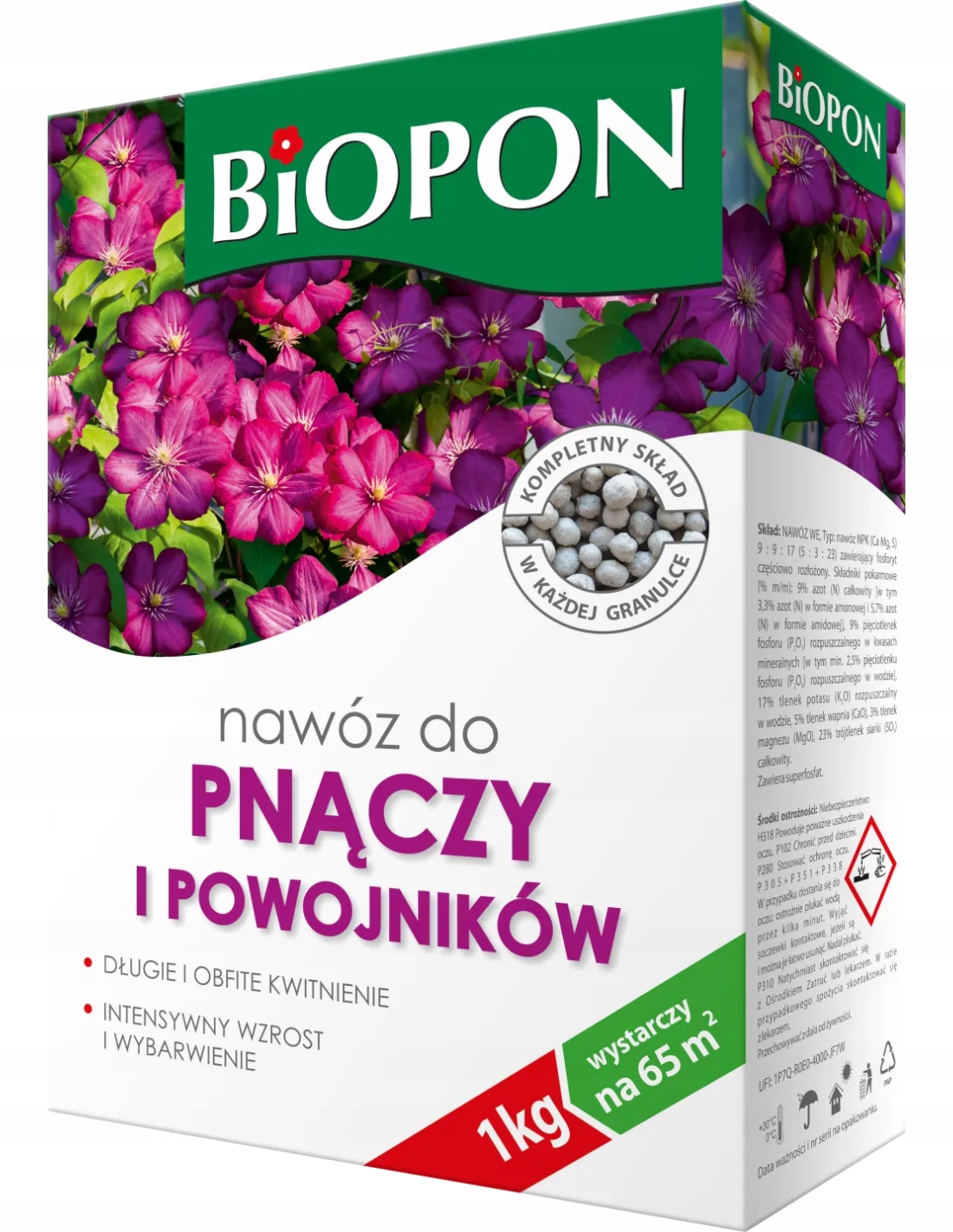 

Biopon Nawóz do pnączy i powojników Granulat, 1 kg