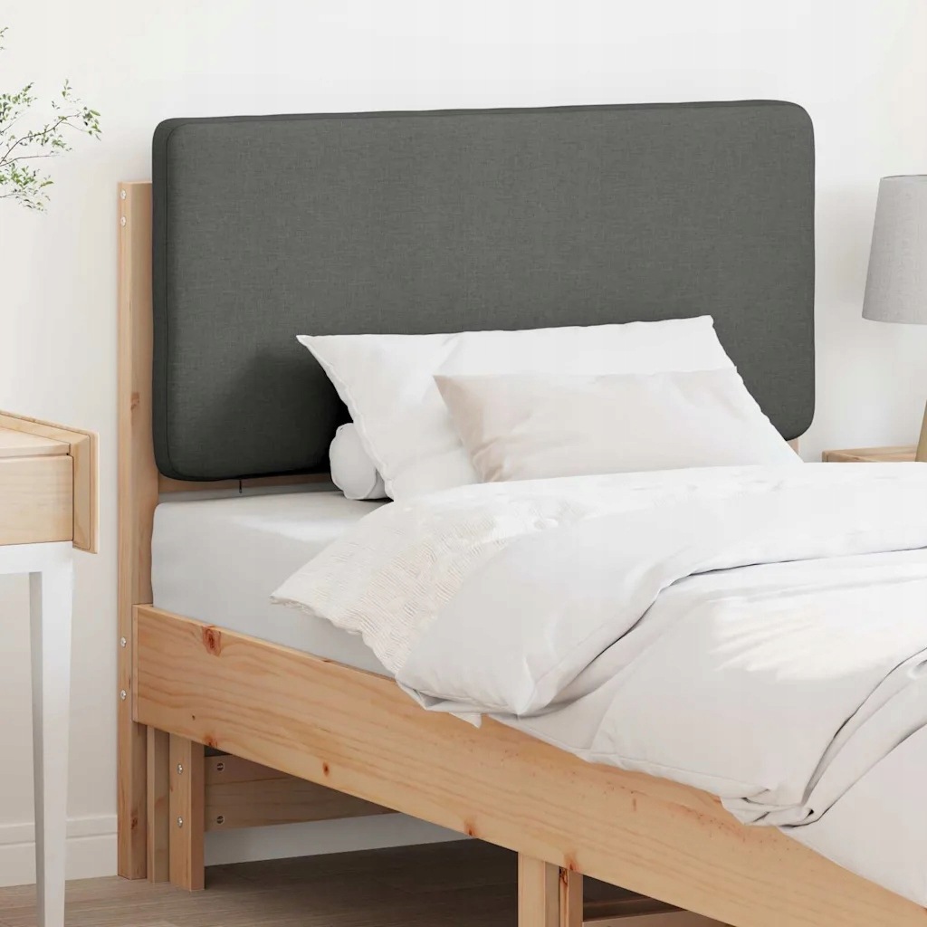 vidaXL Čalouněné čelo postele s čelo Hnědá a světle šedá 80 cm