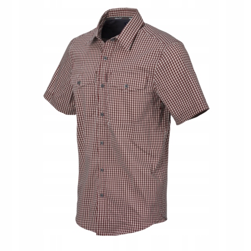 Helikon-Tex Košile Covert Concealed Carry Dirt Red Checkered S