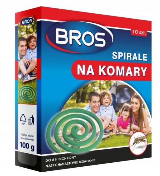 

Bros Spirale Na Komary 10SZT 8H Spirala Na Owady