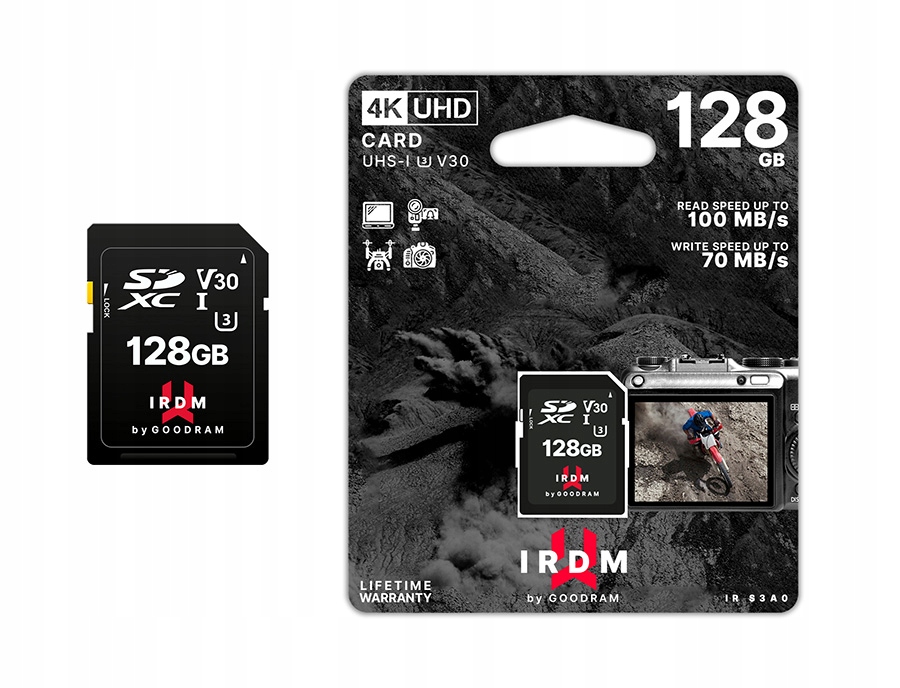 Karta pamięci GOODRAM IRDM 128GB CARD cl 10 UHS I Producent Goodram