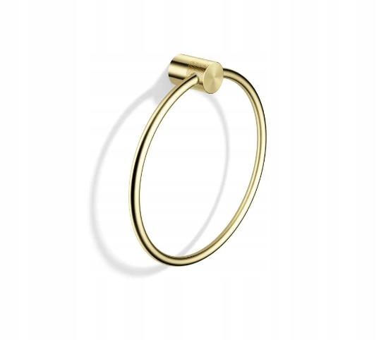 Stella Megan věšák na ručníky kolečko zlatý šampaňský 13.140-GCB