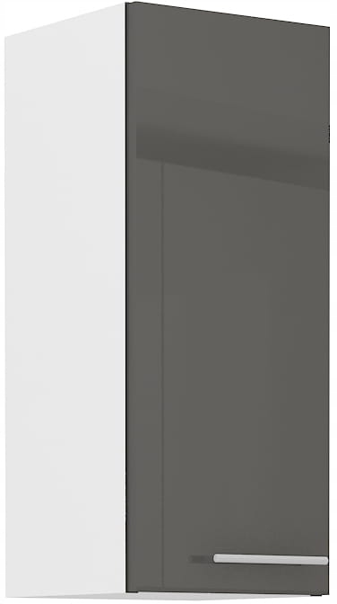 Horní Kuchyňská Skříňka Lara 30X72 Bílá Grafit