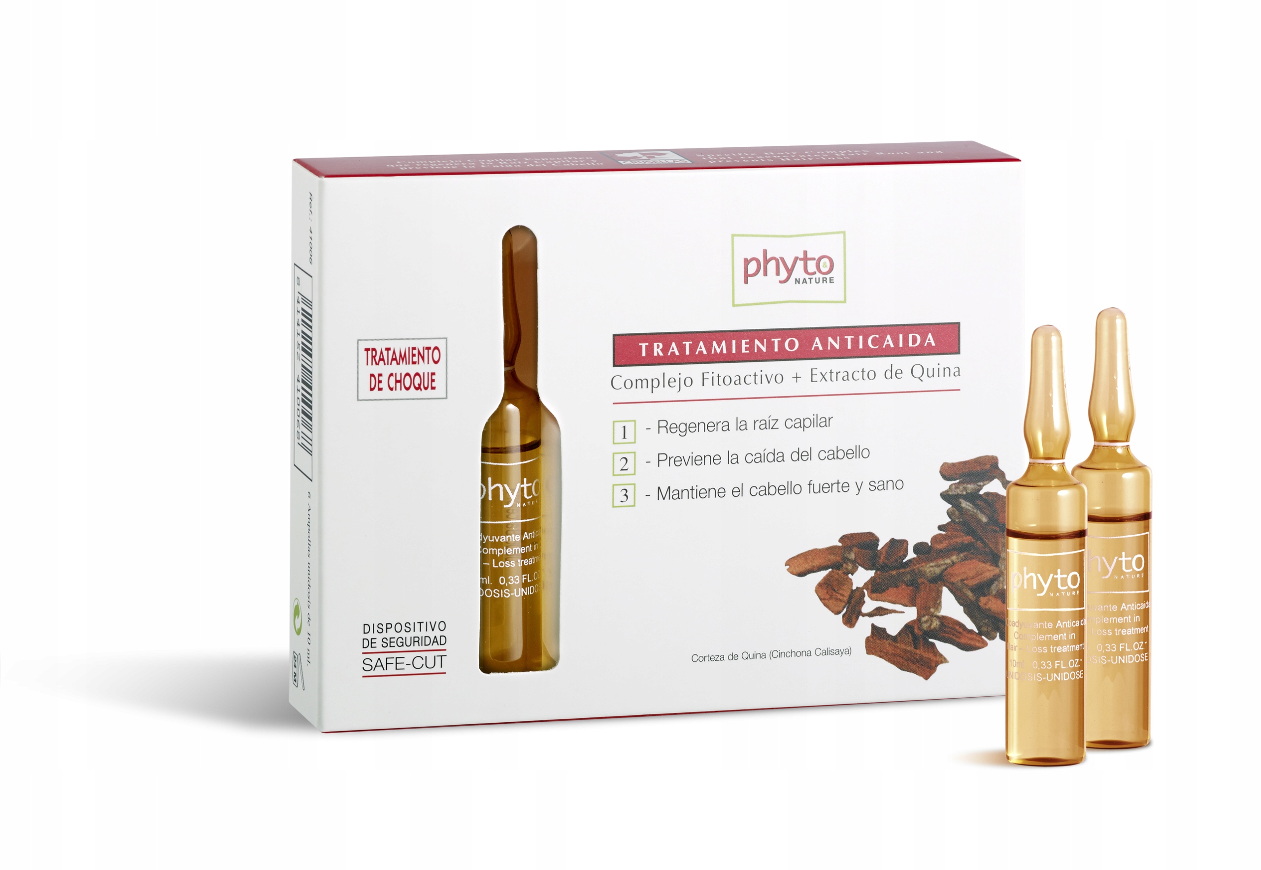 Phyto Nature Ampule proti vypadávání vlasů 6 x 10 ml