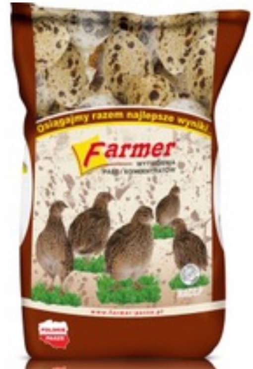Przepiórka NIOSKA 25 kg Pasza Karma dla przepiórek Farmer