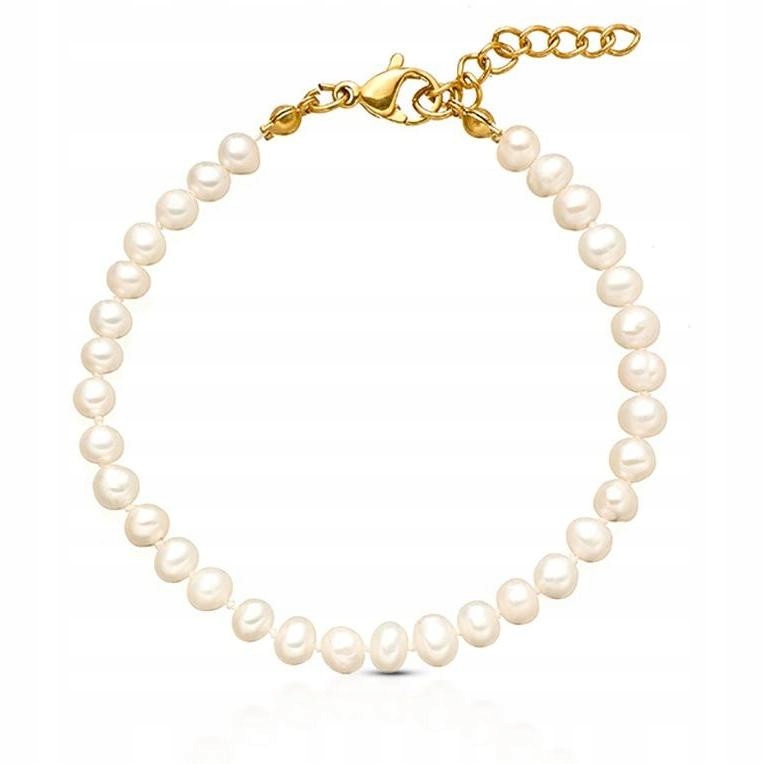 Dámský bílý náramek Venetto perla chovná 20 cm