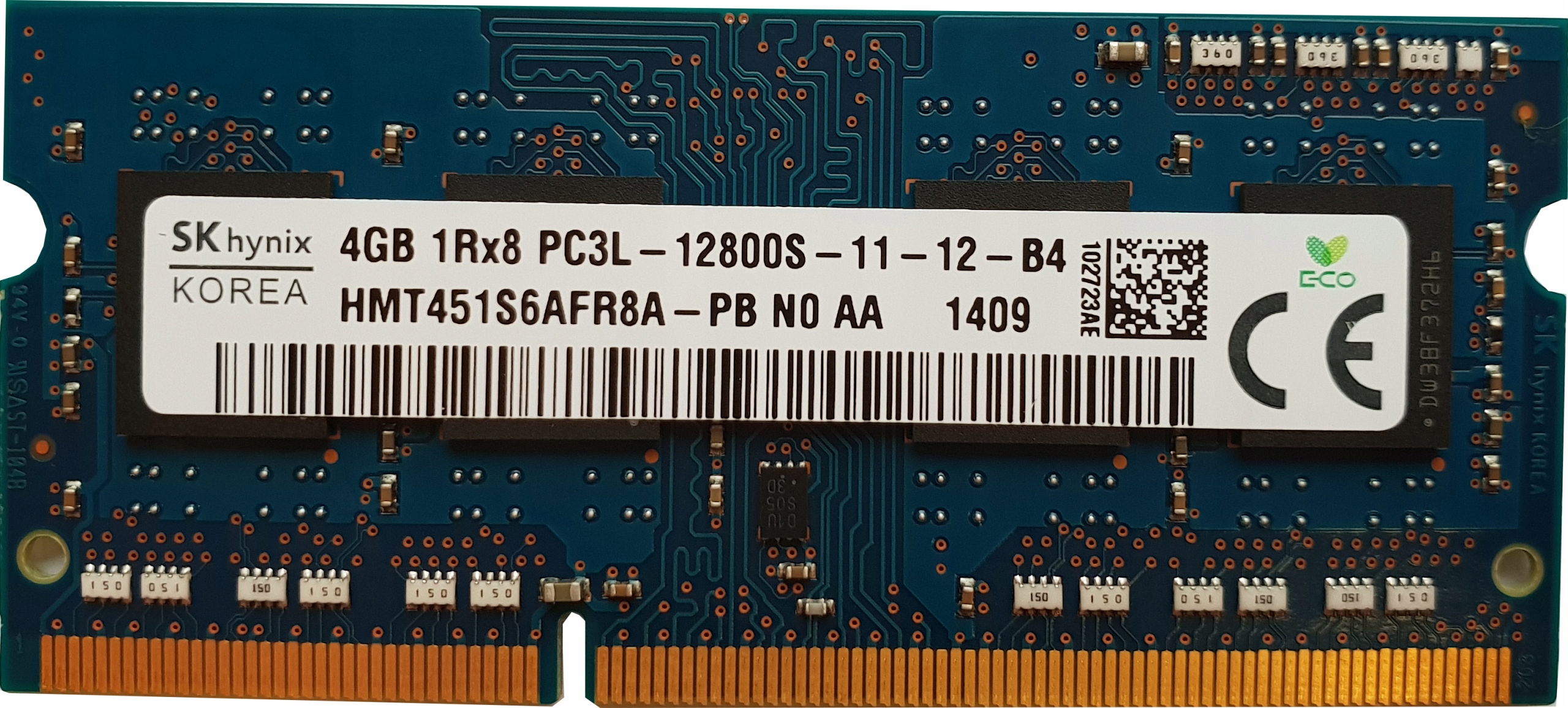NOWA PAMIĘĆ RAM DO LAPTOPA 4GB DDR3L 1600MHz SO-DIMM