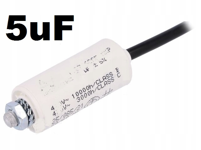 

Kondensator rozruchowy do silnika 5uF 425V