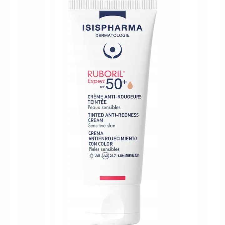 Isispharma Ruboril Expert 50+ Spf 40 ml Zaczerwienienia Niedoskonałości