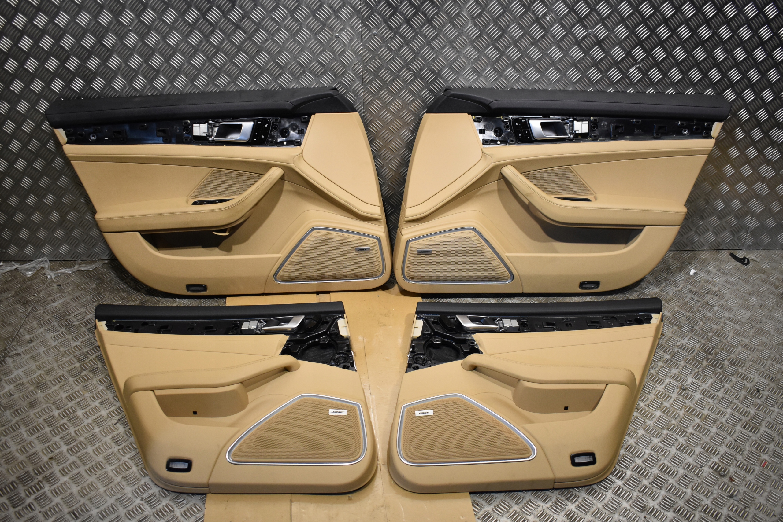 IDEALNE Sitze Seiten Sitz KPL. PORSCHE PANAMERA 971 LUXORY BEIGE 1