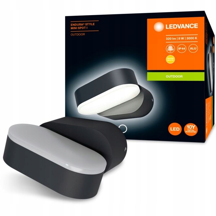 Ledvance Zahradní nástěnné svítidlo Led lampa Pohyblivá 8W