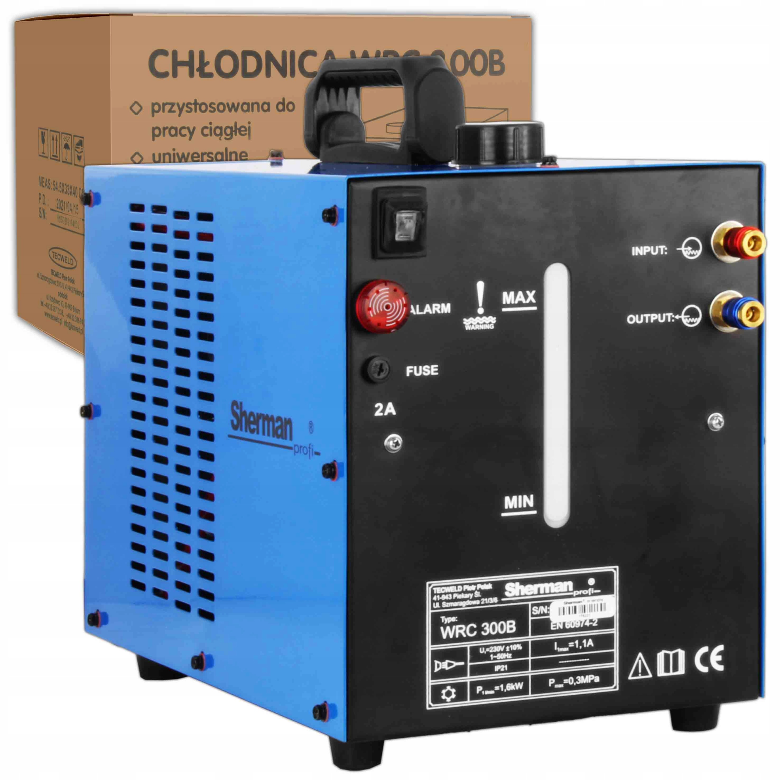 Sherman Chłodnica Wrc 300B do spawarek Mig Mag Tig