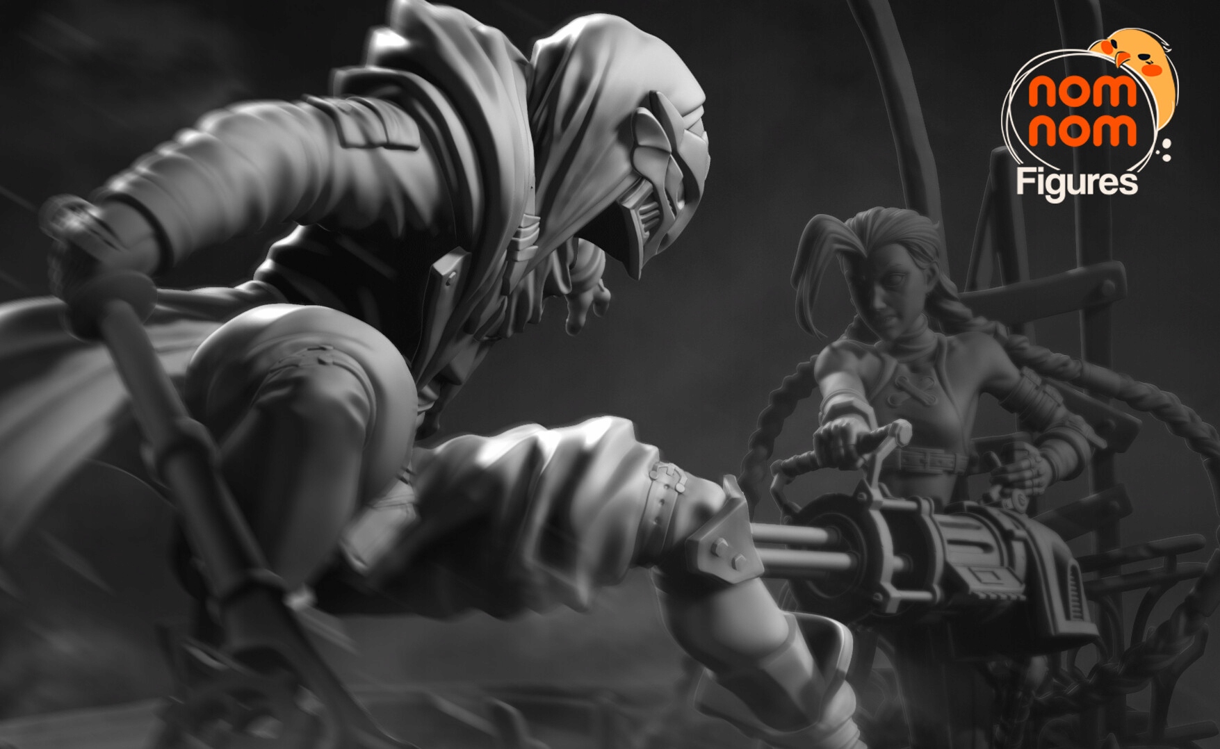 Figurka Ekko Arcane League Of Legends NomNom Figures 3D tisk