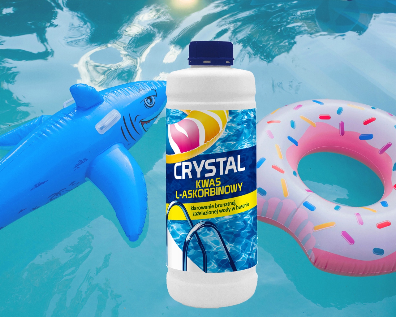 GAMIX KWAS WITAMINA C BRUNATNA WODA ŻELAZO DO BASENU CHEMIA BASENOWA 1L Marka Gamix