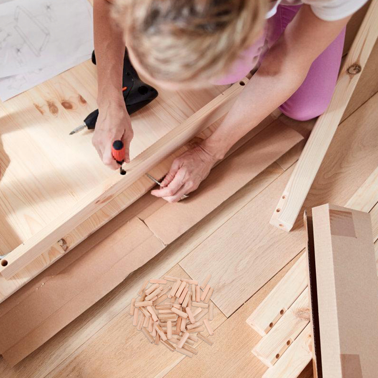 1 TORBA DREWNIANE KOŁKI DREWNIANE KABLOWANE Kod producenta 18105687