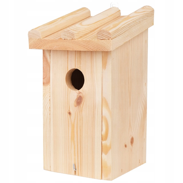 

Budka Lęgowa Dla Ptaków Drewniana Otwierana h=27cm