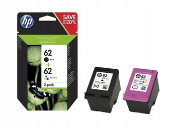 Hp Ink Cartridge 62/Black/Color/200/165 stran/2-Pack