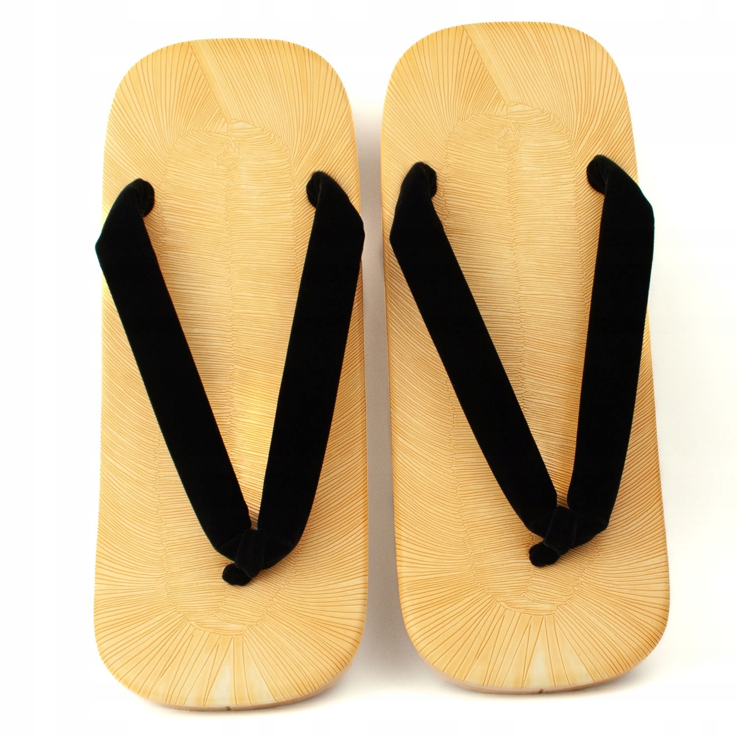 Klasické pantofle Kitatami Setta Černé Geta Zori Made in Japan 3XL 29 cm