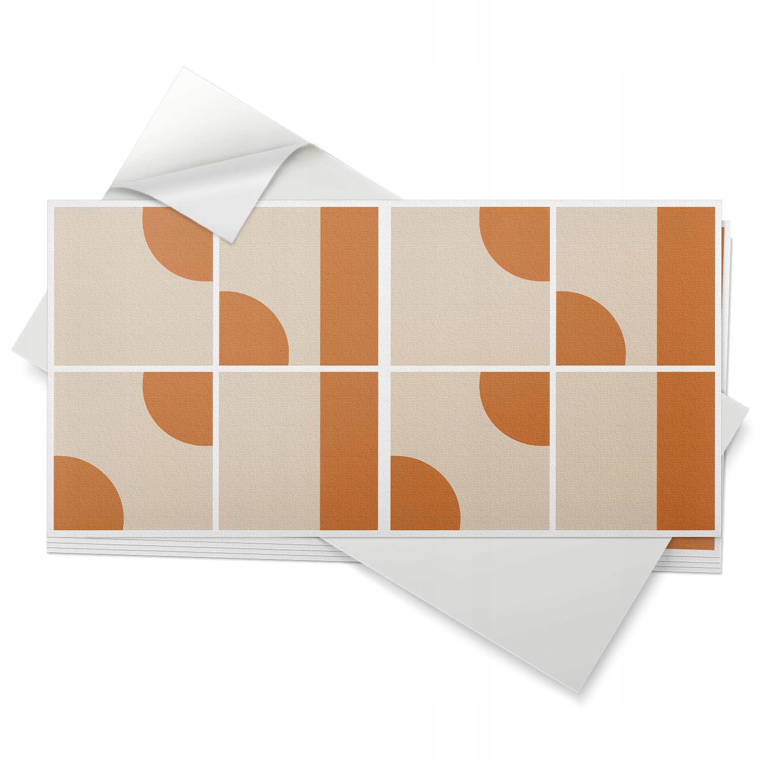 Balíček Pvc dlaždic 6 ks 60x30 cm Abstraktní geometrické tvary