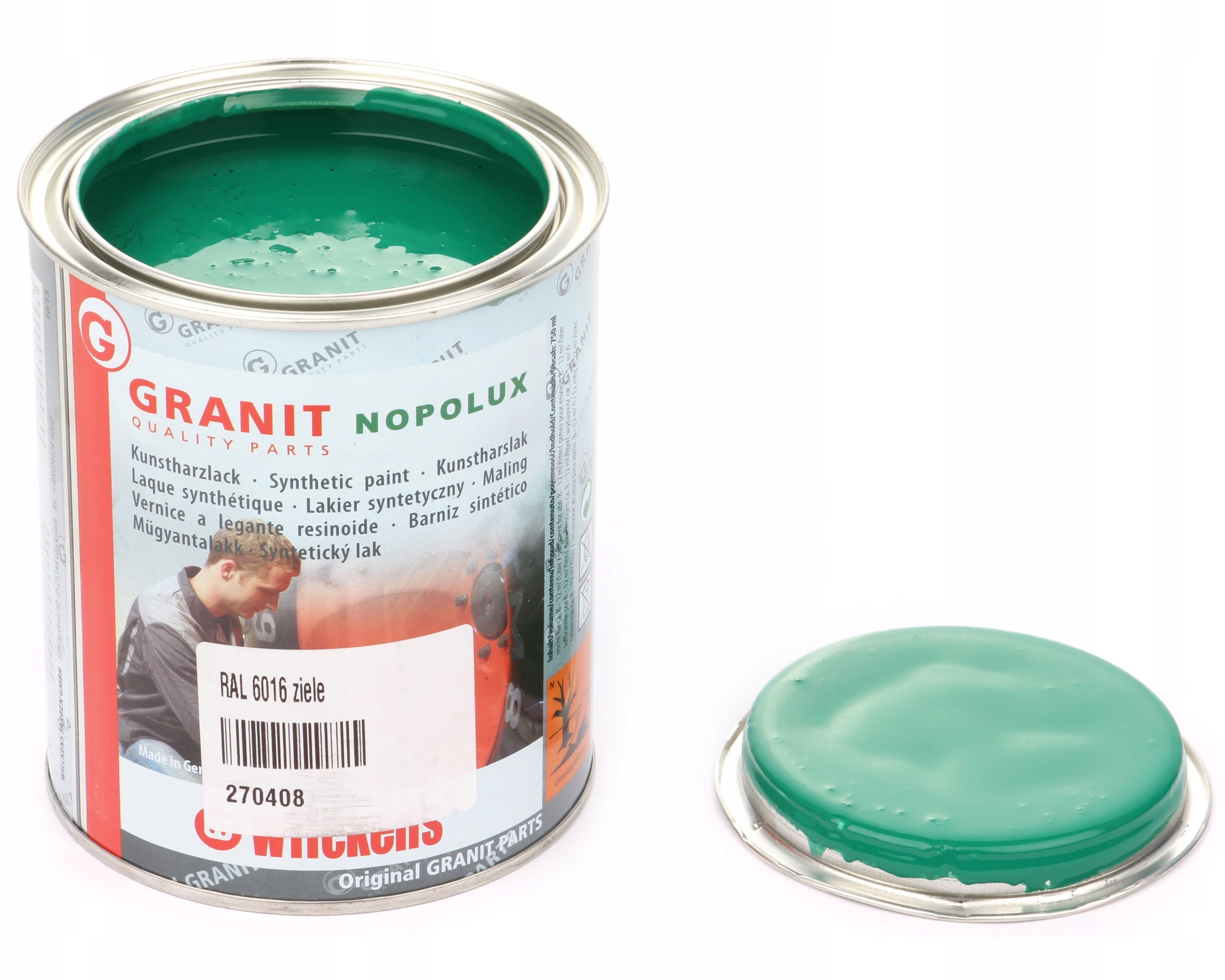 lak, barva strojů Ral 6016 2,5l Wilckens Granit
